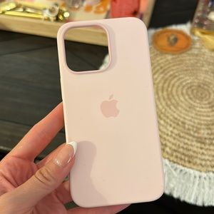 LIGHTLY USED iPhone 13 Pro MagSafe Apple case, Sand Pink
